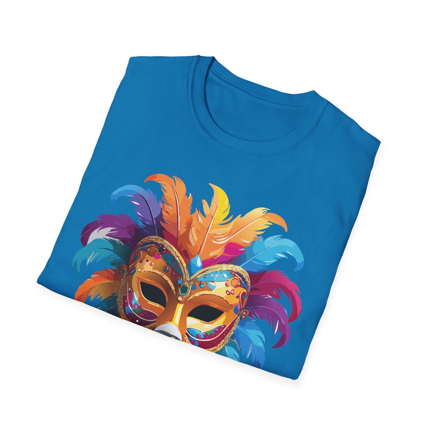 Mask Tee Shirt, Mask Shirt, Shirt with Mask, Masquerade Tees
