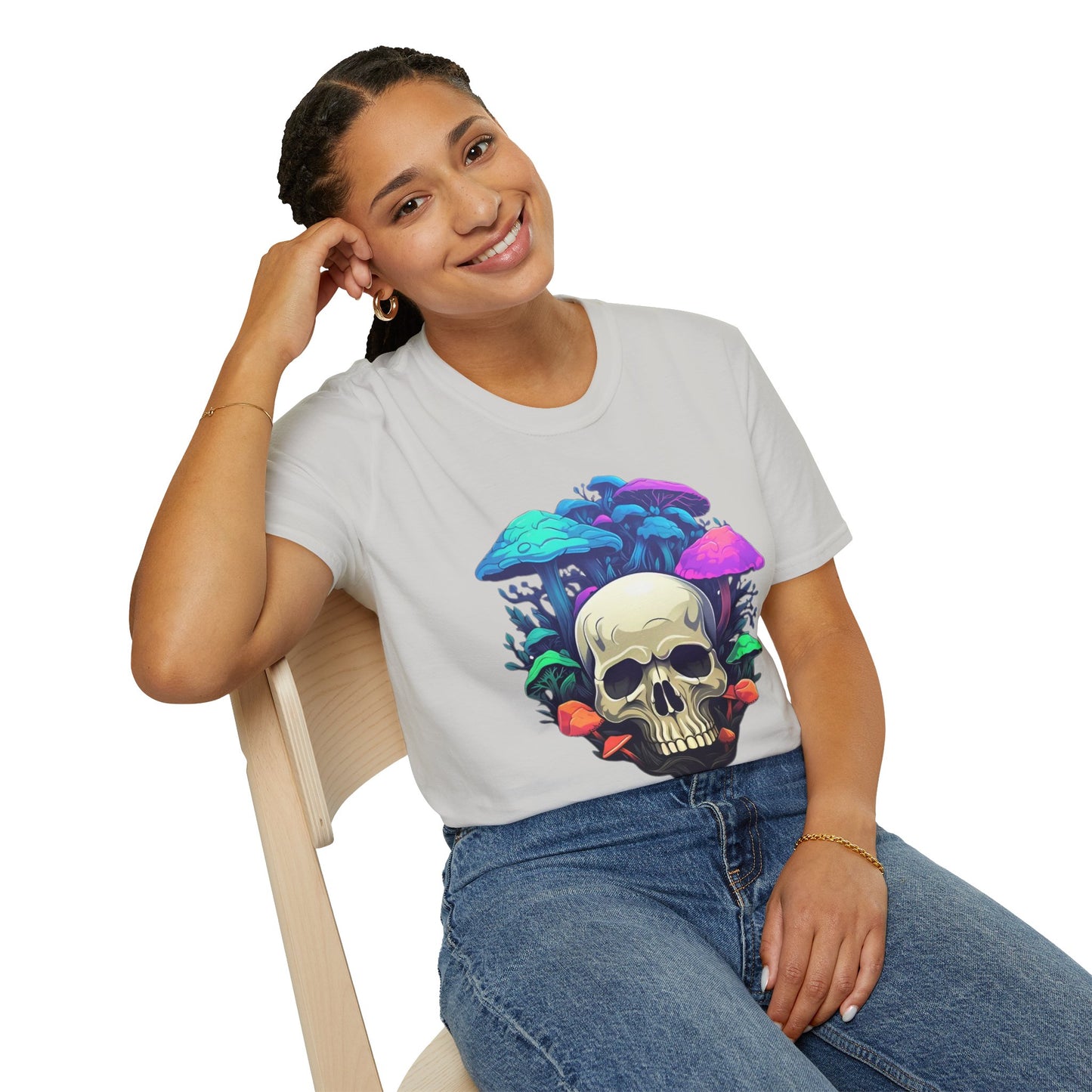 Skull Tee Shirt, Skeleton Shirt, Shirt with Skull, Shirt with Skeleton