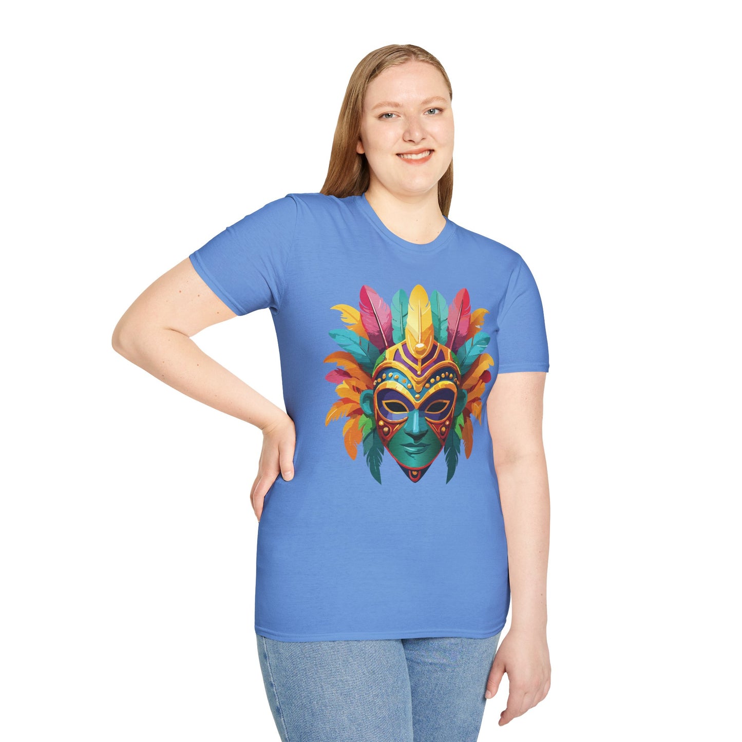 Mask Tee Shirt, Mask Shirt, Shirt with Mask, Masquerade Tees