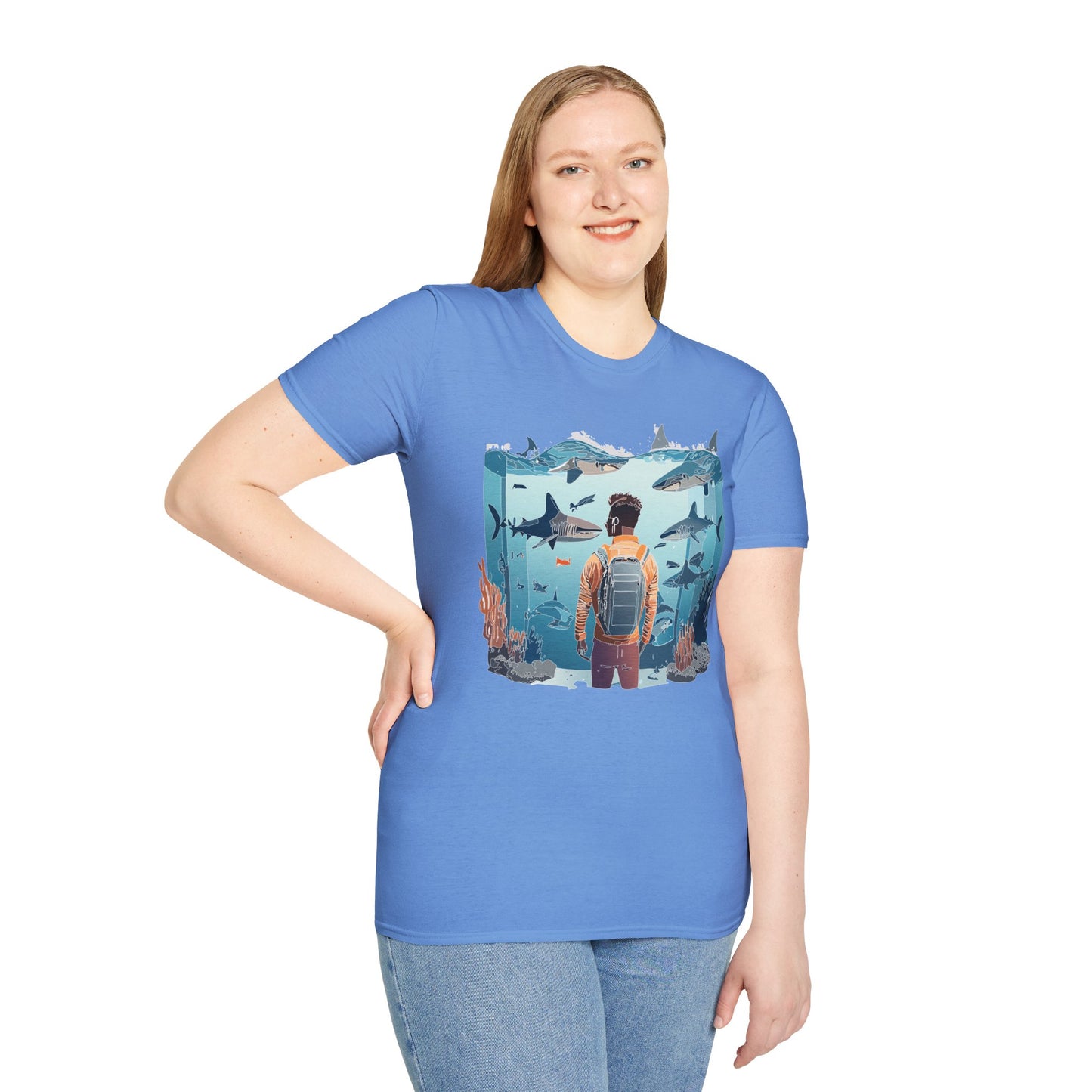 Ocean Tee Shirt, Ocean Shirt, Shirt with Ocean, U boat Tees, Shirt with U-Boat