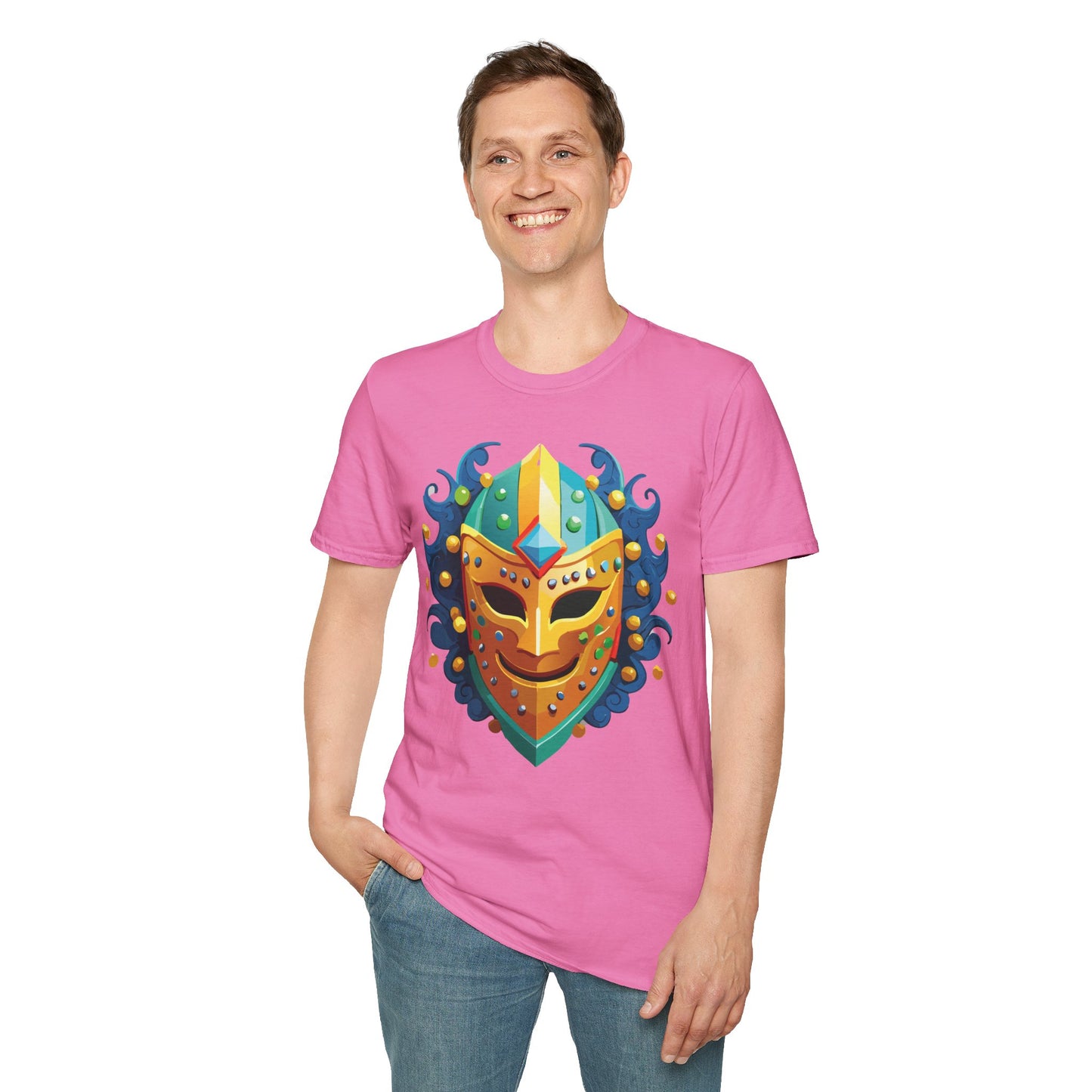 Mask Tee Shirt, Mask Shirt, Shirt with Mask, Masquerade Tees