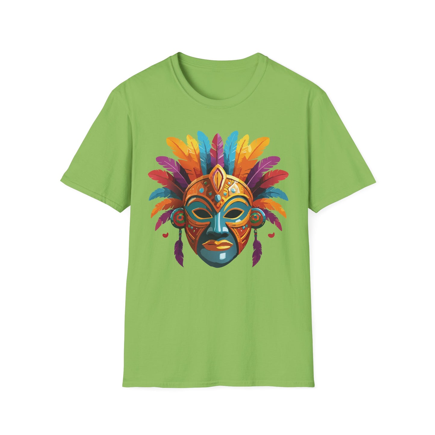Mask Tee Shirt, Mask Shirt, Shirt with Mask, Masquerade Tees