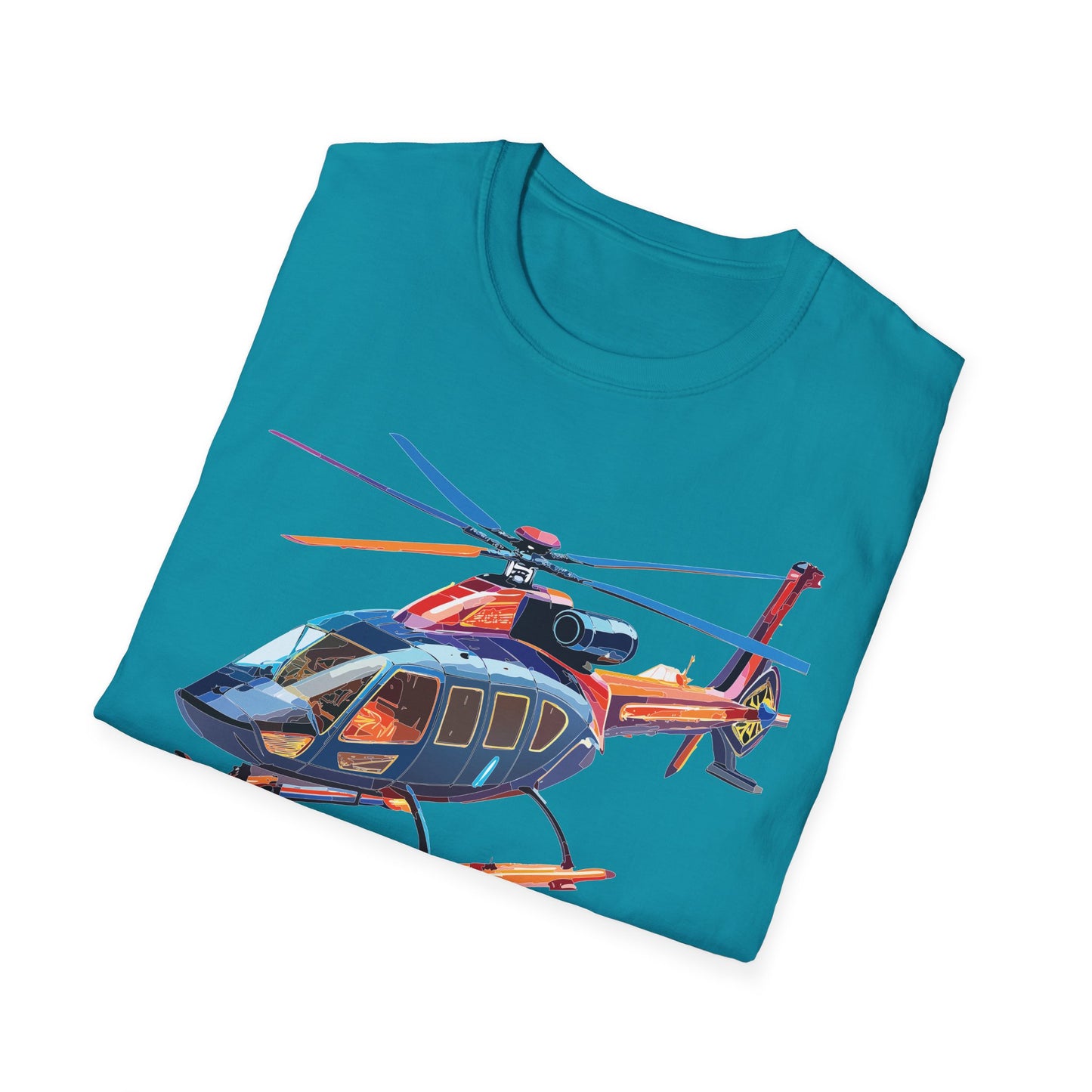 Chopper Shirt, Helicopter Shirt, Shirt with Helicopter, T Shirt with Chopper