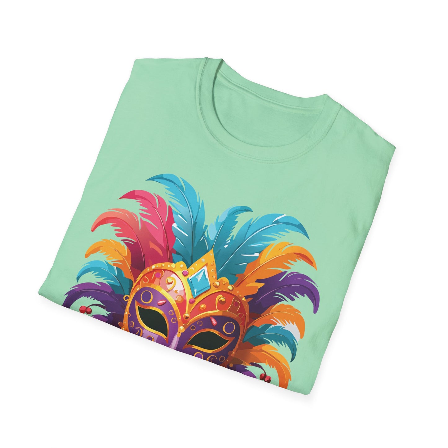 Mask Tee Shirt, Mask Shirt, Shirt with Mask, Masquerade Tees