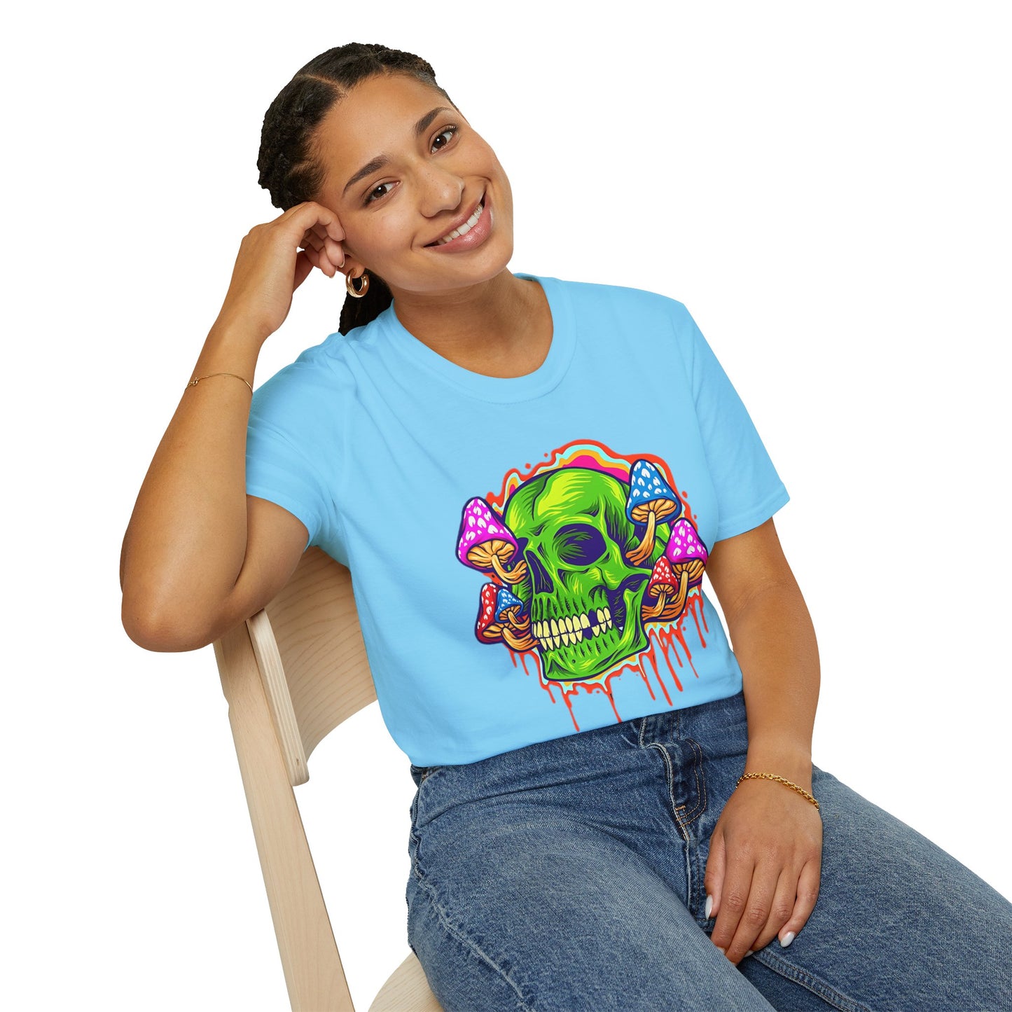 Skull Tee Shirt, Skeleton Shirt, Shirt with Skull, Shirt with Skeleton