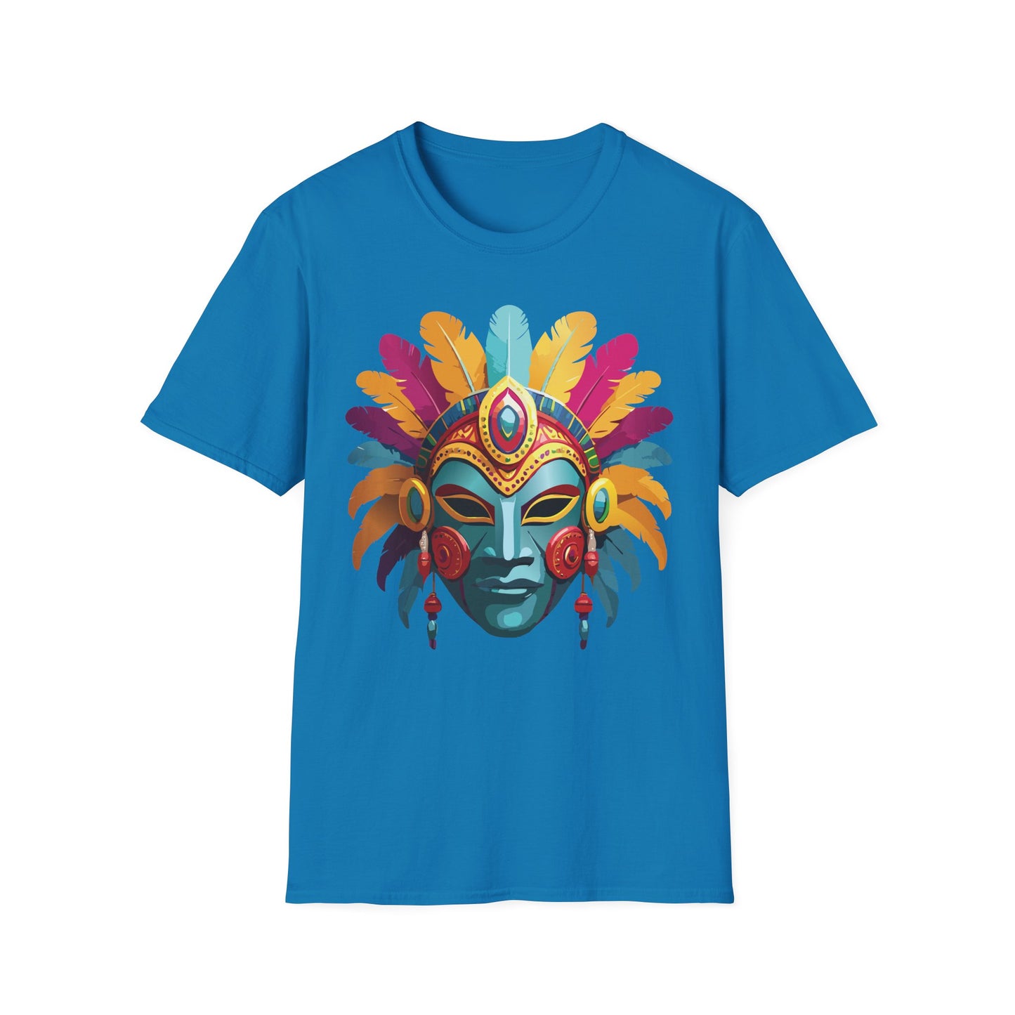 Mask Tee Shirt, Mask Shirt, Shirt with Mask, Masquerade Tees