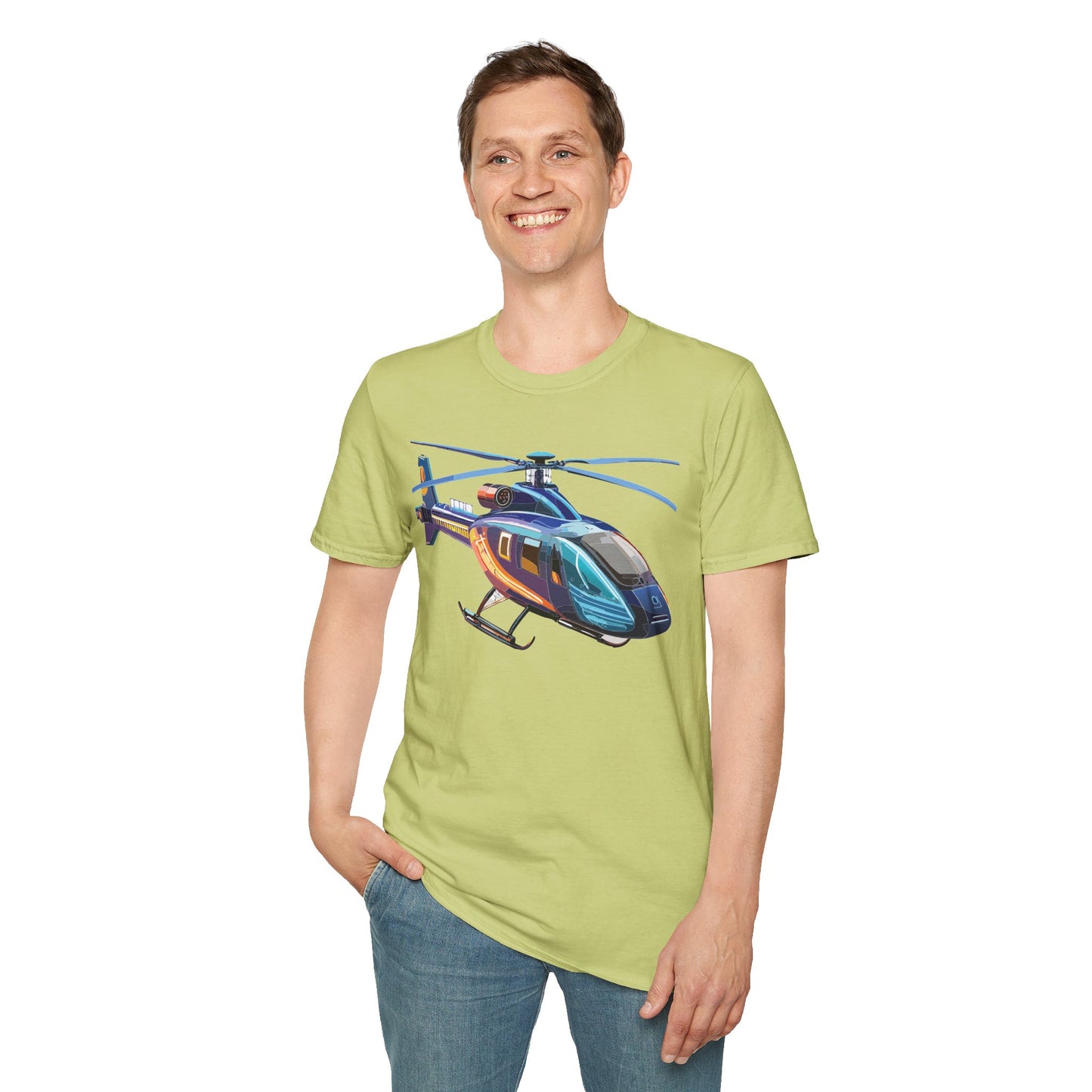 Chopper Shirt, Helicopter Shirt, Shirt with Helicopter, T Shirt with Chopper