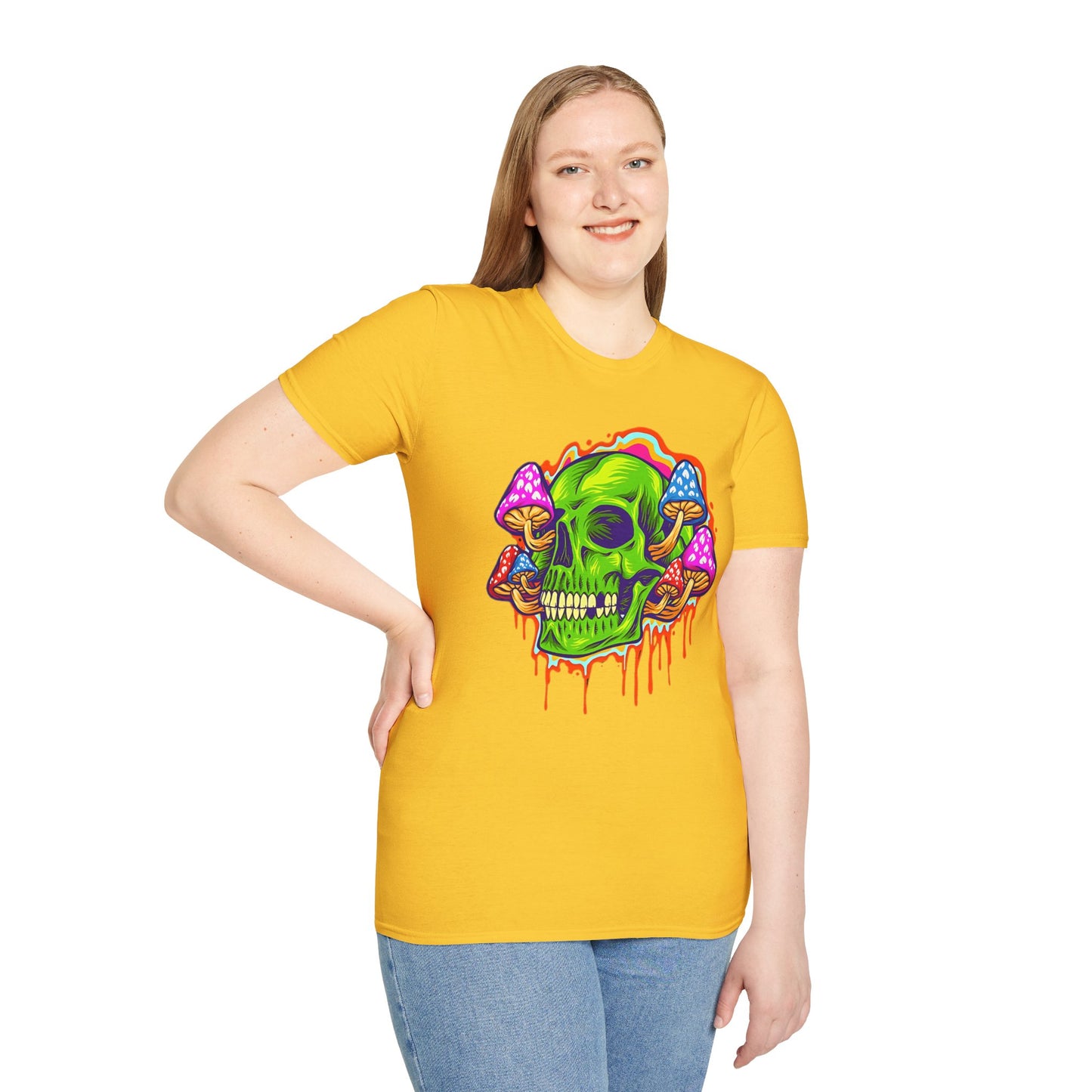 Skull Tee Shirt, Skeleton Shirt, Shirt with Skull, Shirt with Skeleton
