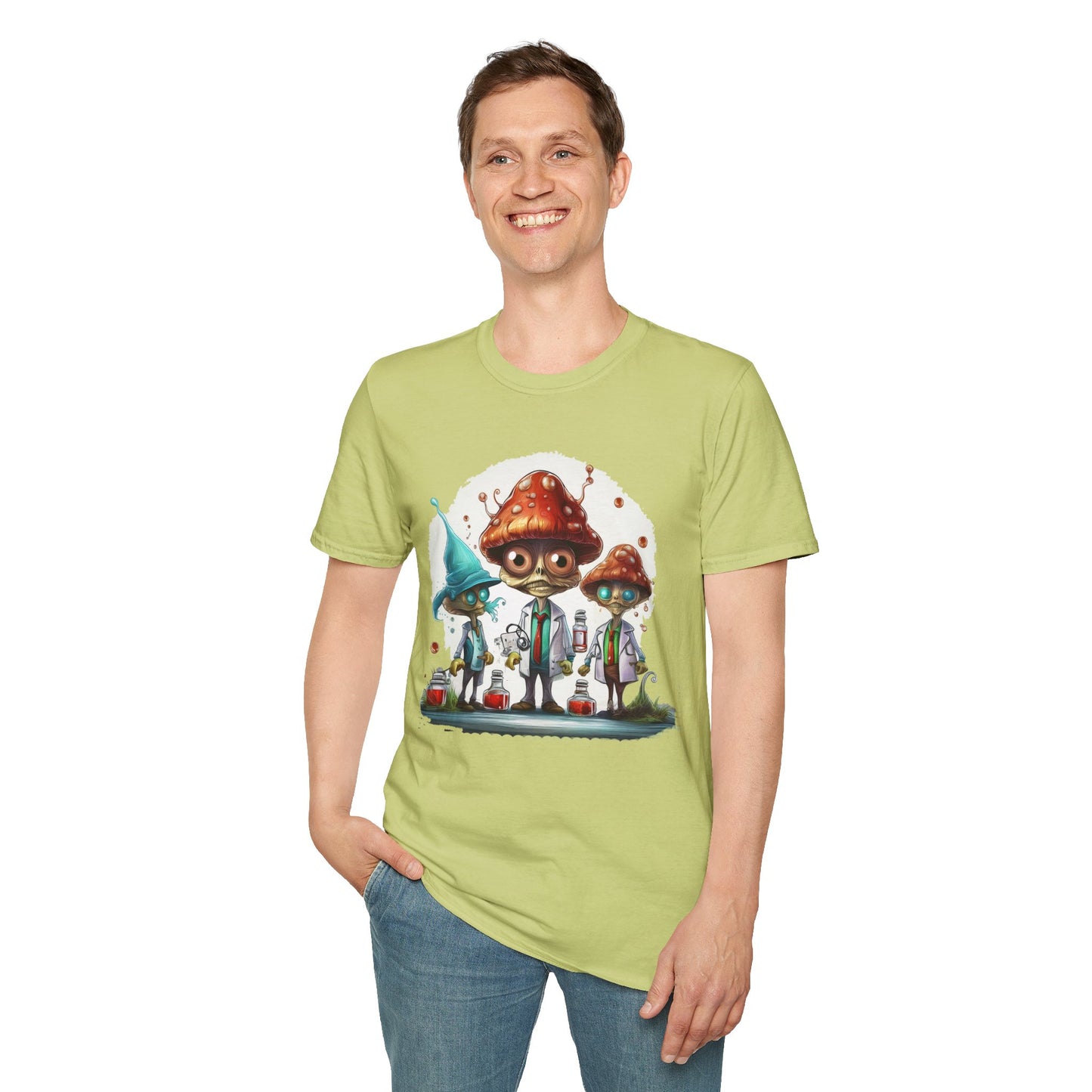 Mashroom Tee Shirt, Mashroom Shirt, Shirt with Funny Mashroom, Shirt with Fungus