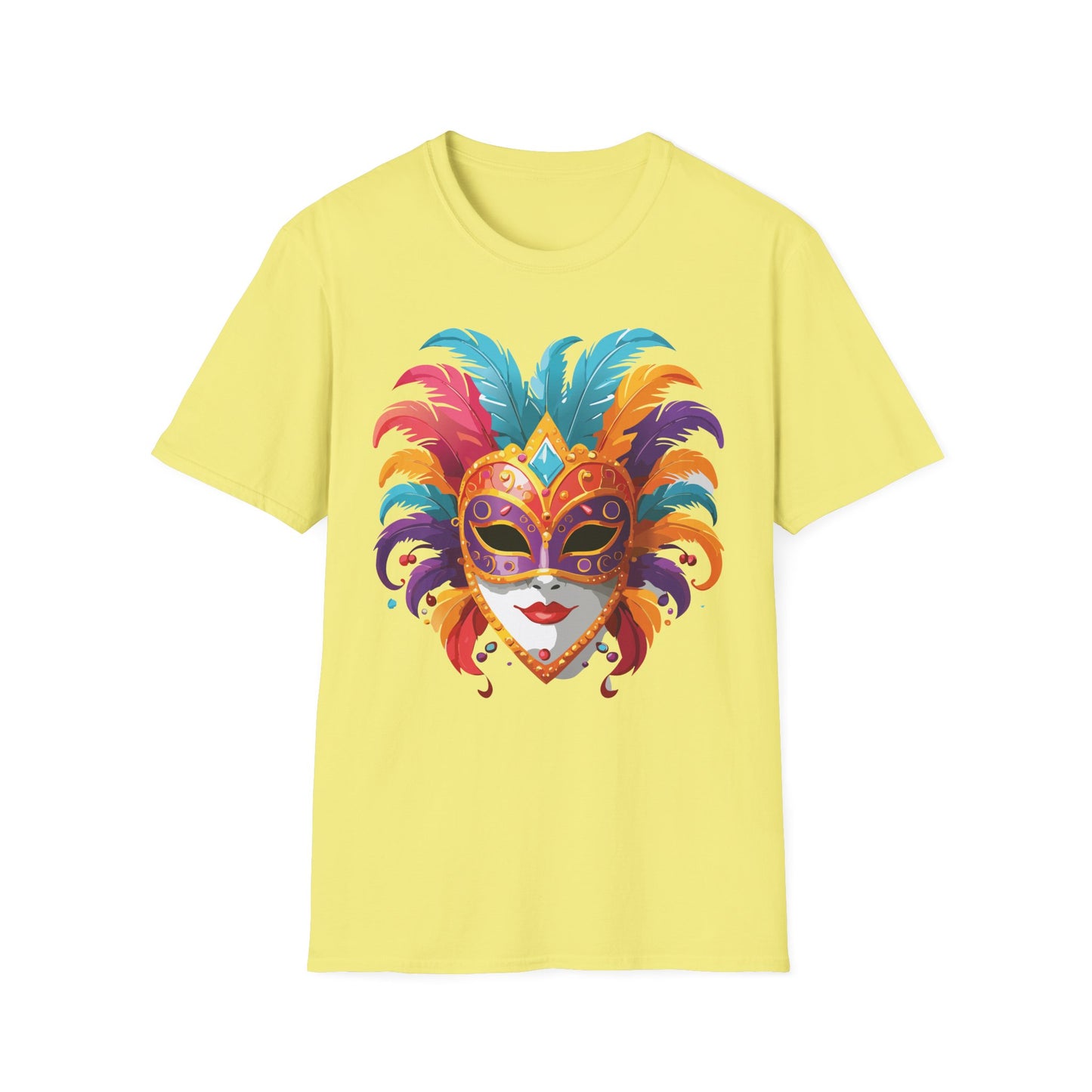 Mask Tee Shirt, Mask Shirt, Shirt with Mask, Masquerade Tees