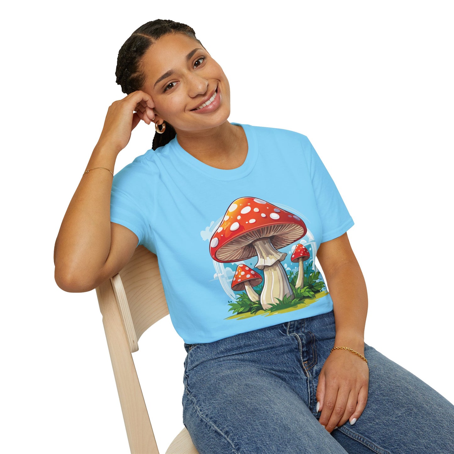 Mashroom Tee Shirt, Mashroom Shirt, Shirt with Funny Mashroom, Shirt with Fungus
