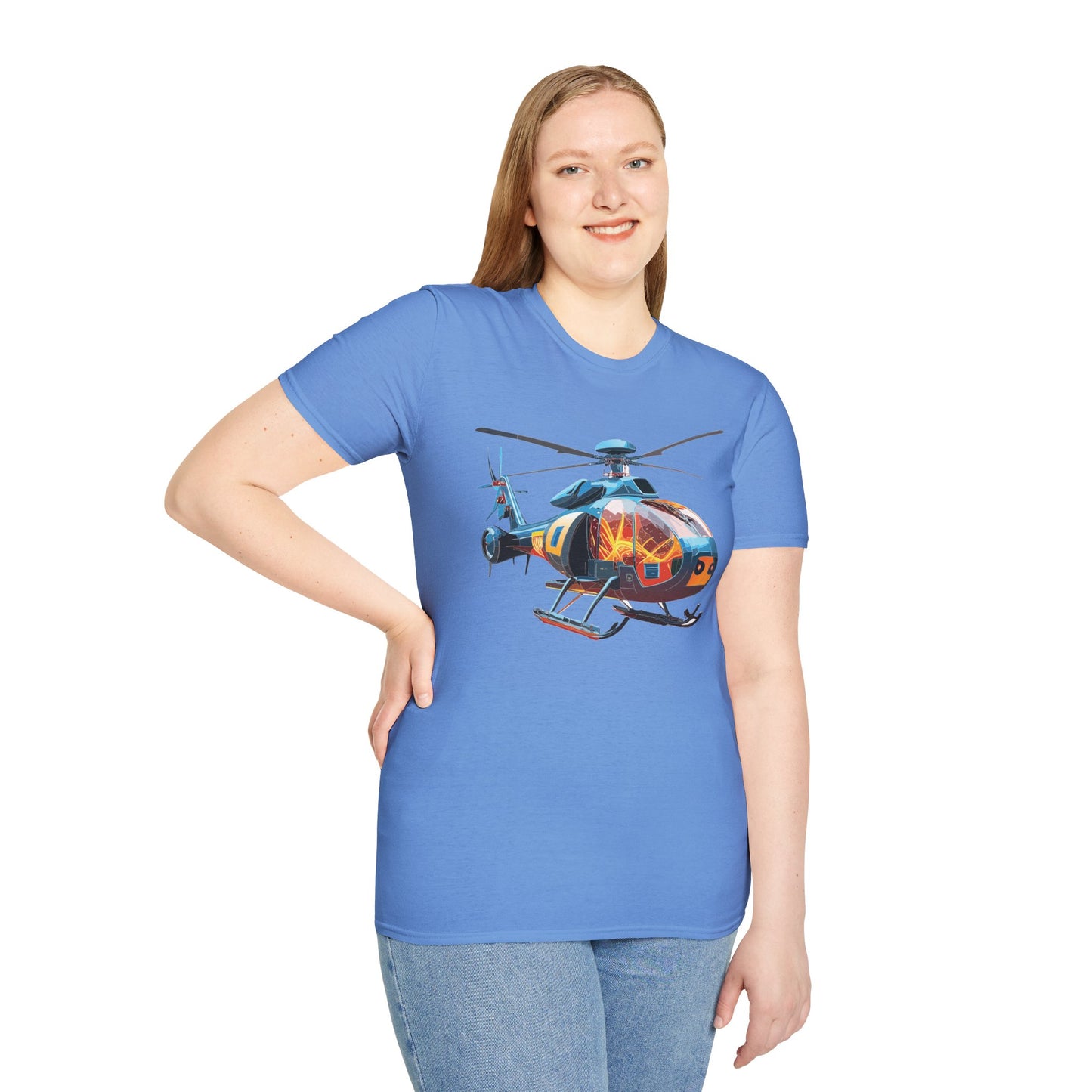 Chopper Shirt, Helicopter Shirt, Shirt with Helicopter, T Shirt with Chopper