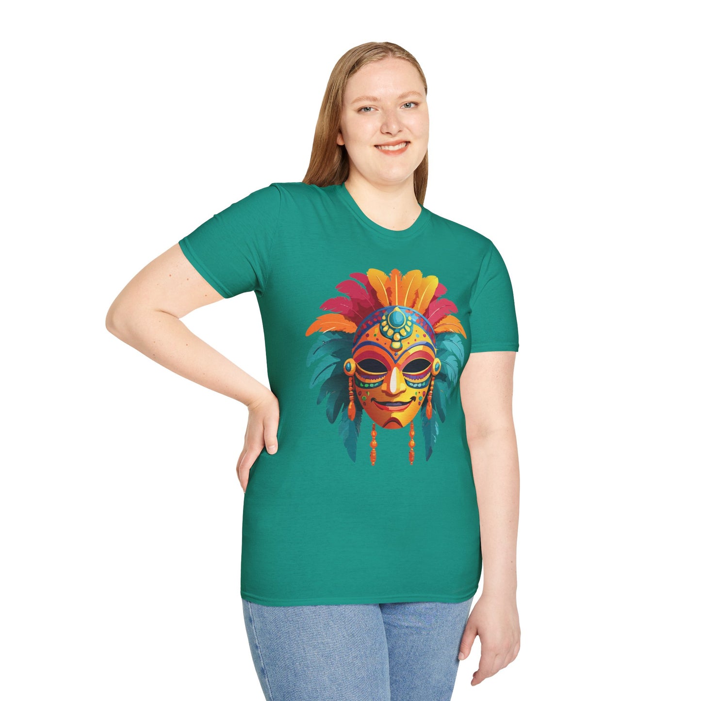 Mask Tee Shirt, Mask Shirt, Shirt with Mask, Masquerade Tees
