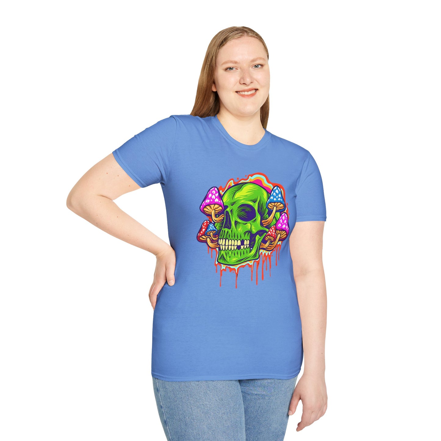 Skull Tee Shirt, Skeleton Shirt, Shirt with Skull, Shirt with Skeleton