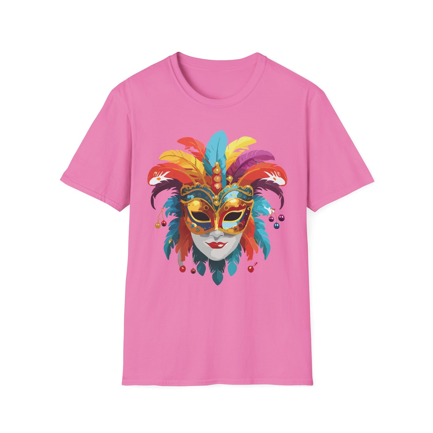 Mask Tee Shirt, Mask Shirt, Shirt with Mask, Masquerade Tees