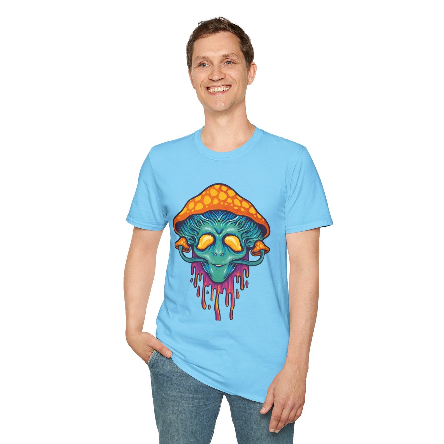 Mashroom Tee Shirt, Mashroom Shirt, Shirt with Funny Mashroom, Shirt with Fungus