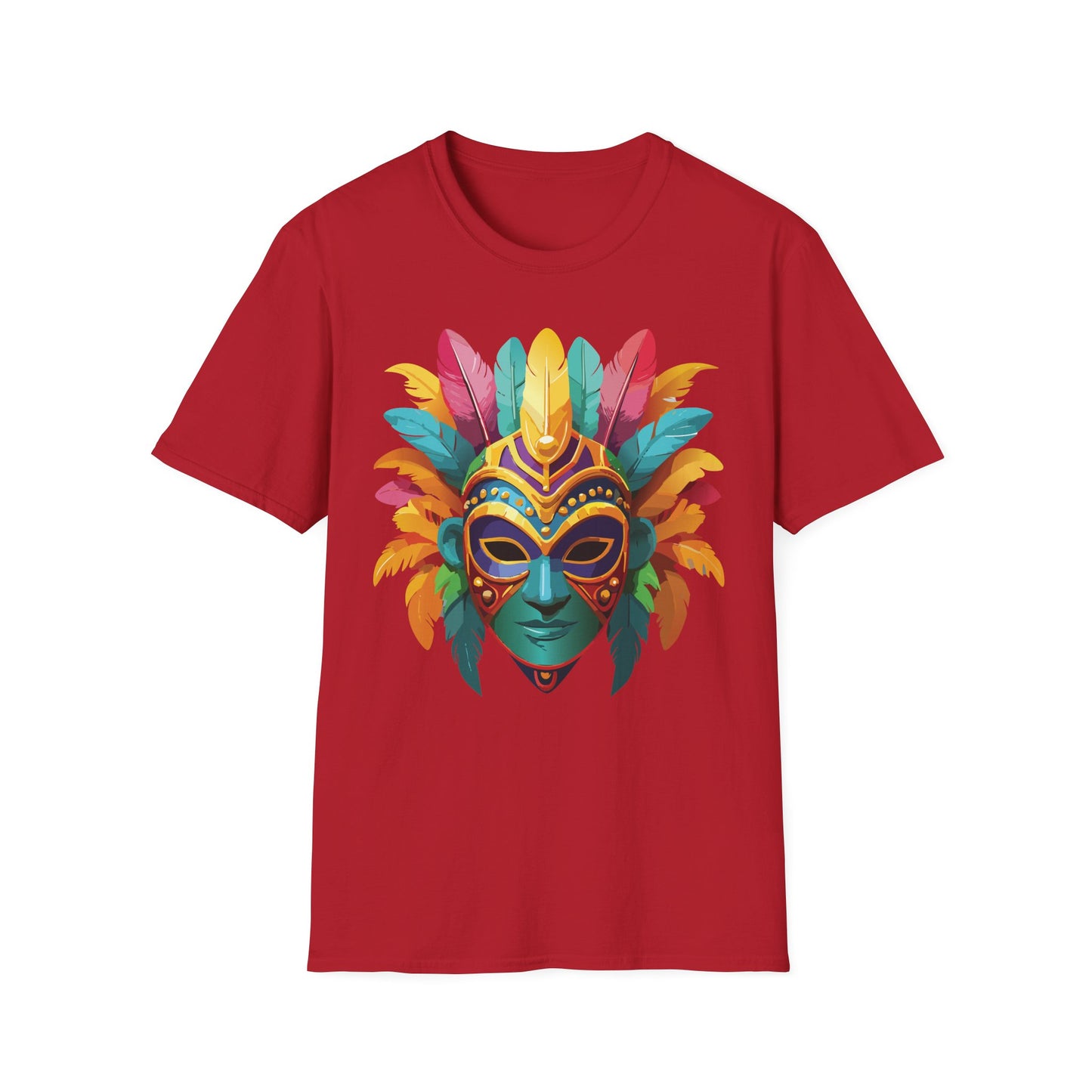 Mask Tee Shirt, Mask Shirt, Shirt with Mask, Masquerade Tees