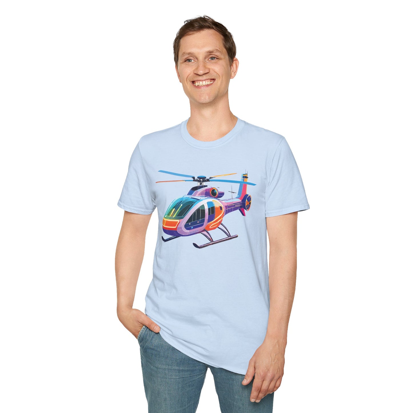 Chopper Shirt, Helicopter Shirt, Shirt with Helicopter, T Shirt with Chopper