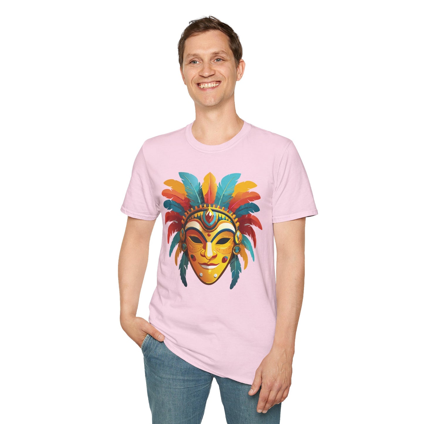 Mask Tee Shirt, Mask Shirt, Shirt with Mask, Masquerade Tees