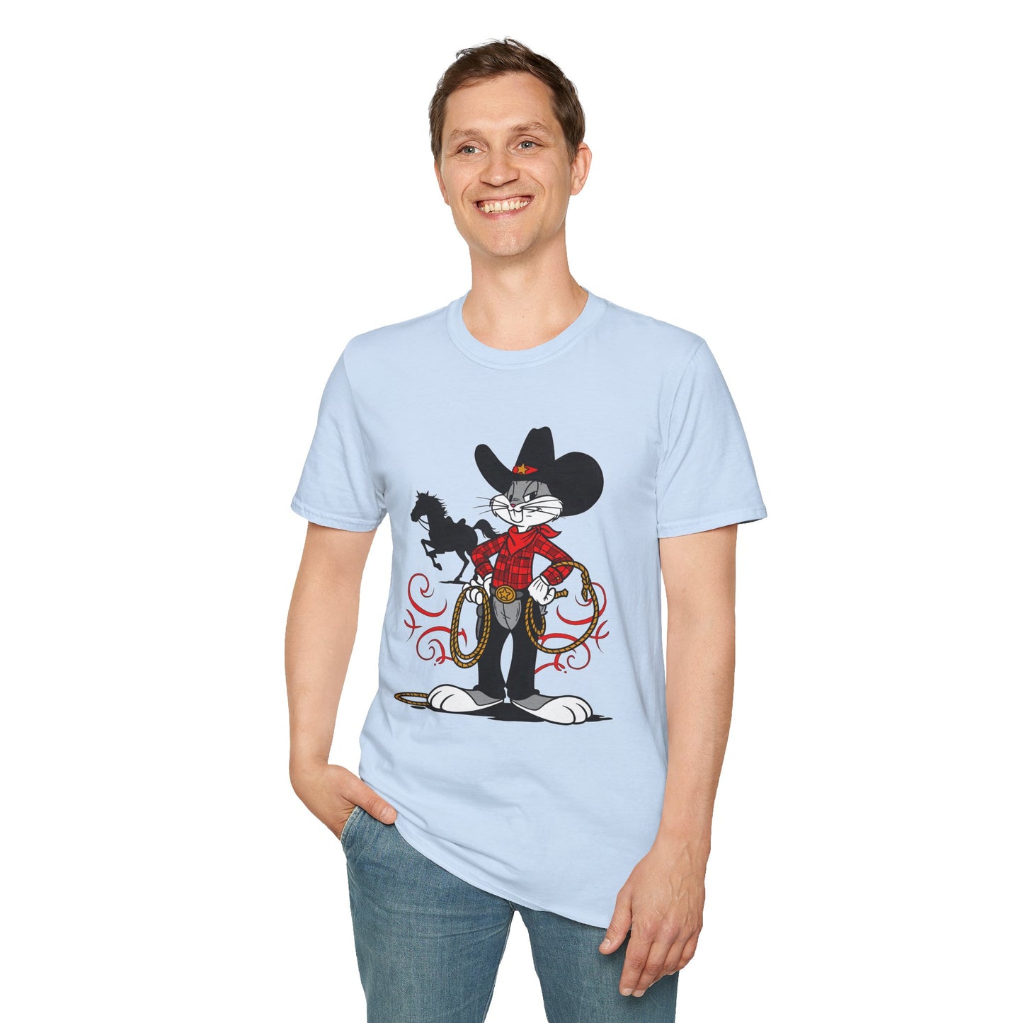 Bugs Bunny Shirt, Bugs Bunny T Shirt, Shirt with Bugs Bunny, T Shirt with Cartoon, Cartoon on T Shirt, Animation Shirt