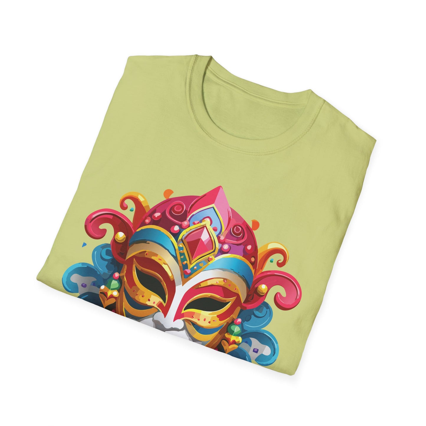 Mask Tee Shirt, Mask Shirt, Shirt with Mask, Masquerade Tees