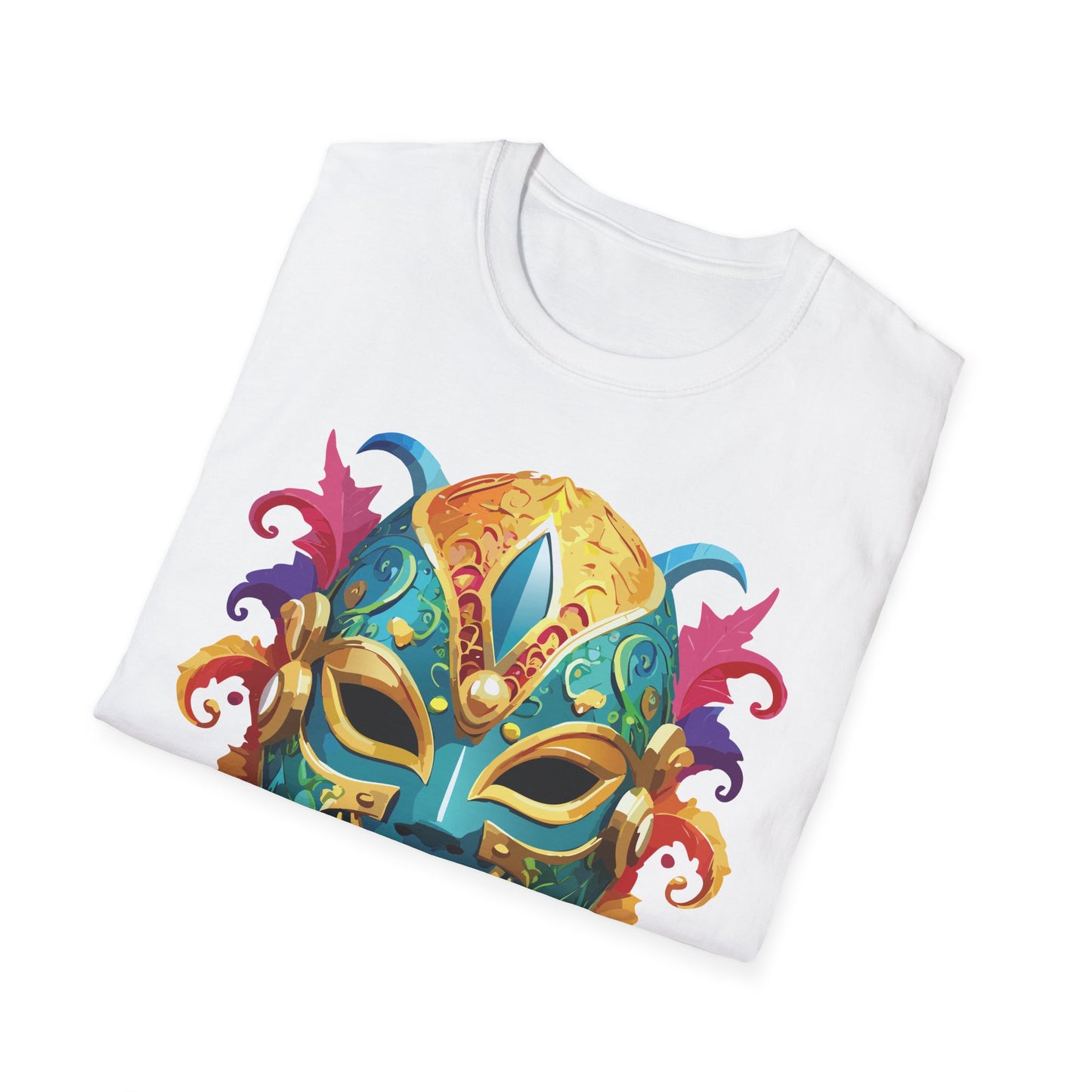 Mask Tee Shirt, Mask Shirt, Shirt with Mask, Masquerade Tees