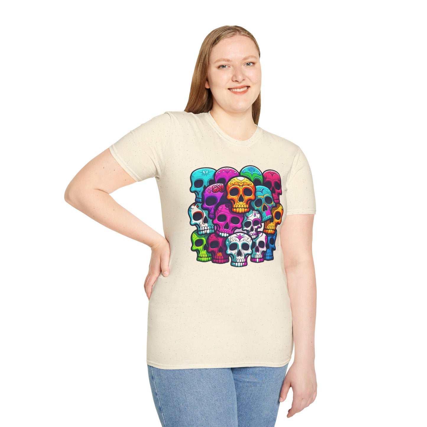Skull Tee Shirt, Skeleton Shirt, Shirt with Skull, Shirt with Skeleton