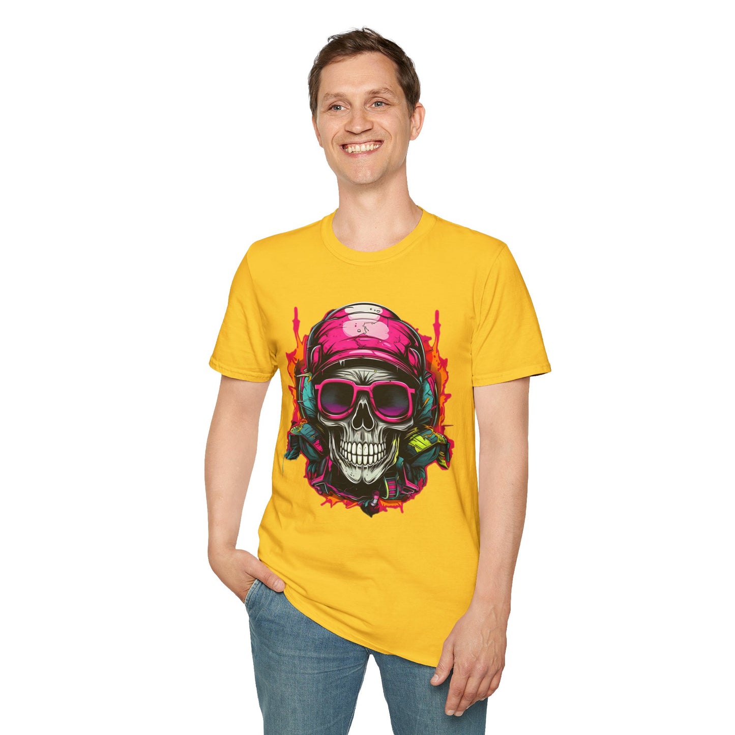 Skull Tee Shirt, Skeleton Shirt, Shirt with Skull, Shirt with Skeleton