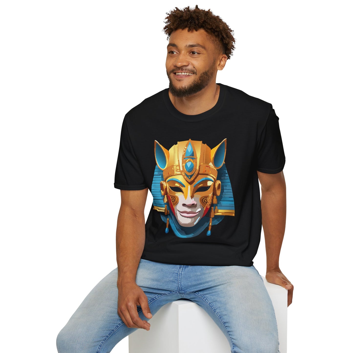Mask Tee Shirt, Mask Shirt, Shirt with Mask, Masquerade Tees