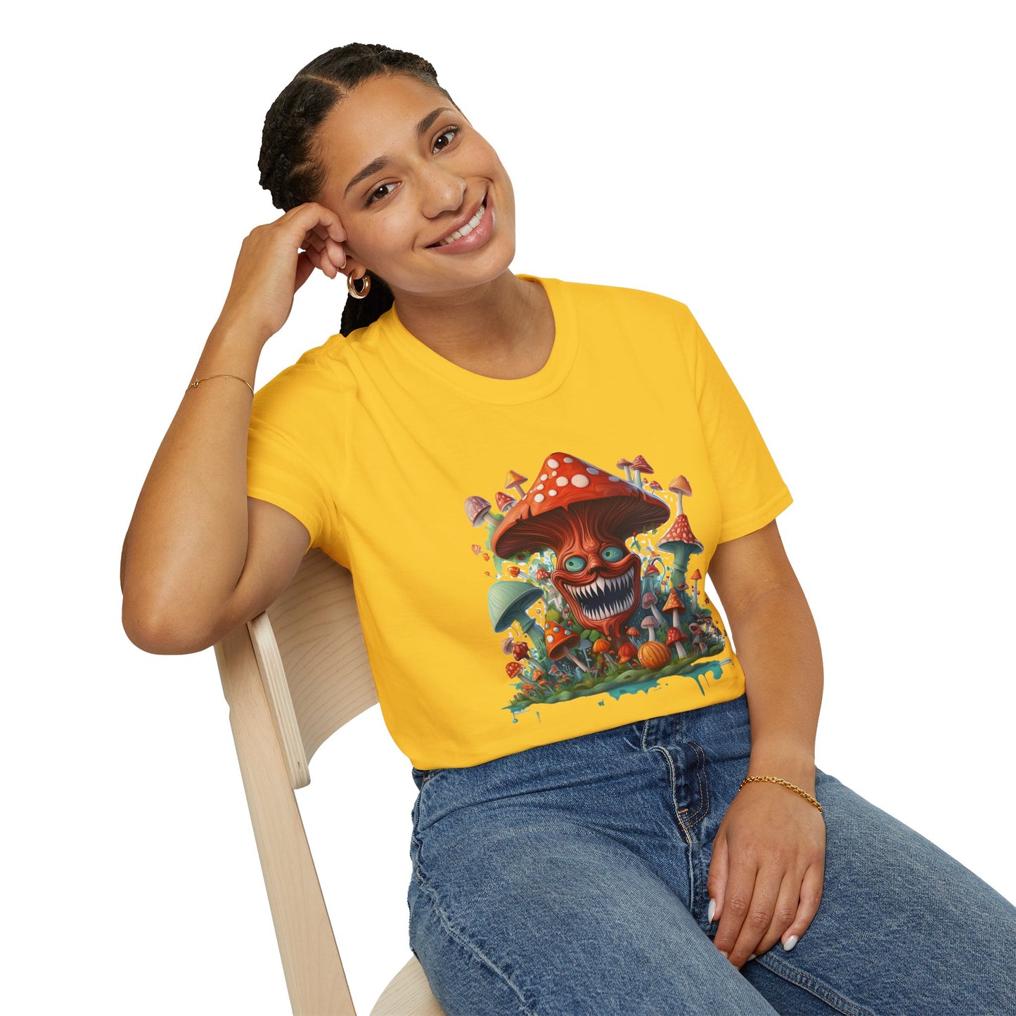 Mashroom Tee Shirt, Mashroom Shirt, Shirt with Funny Mashroom, Shirt with Fungus