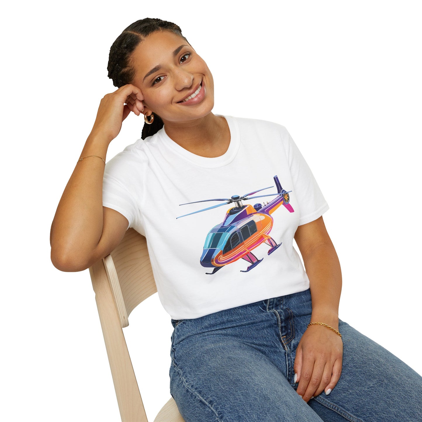 Chopper Shirt, Helicopter Shirt, Shirt with Helicopter, T Shirt with Chopper