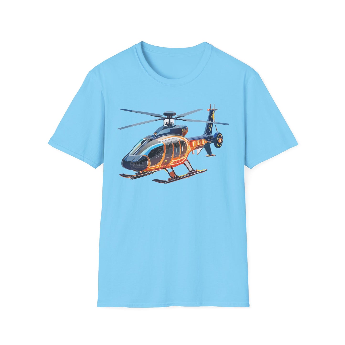 Chopper Shirt, Helicopter Shirt, Shirt with Helicopter, T Shirt with Chopper