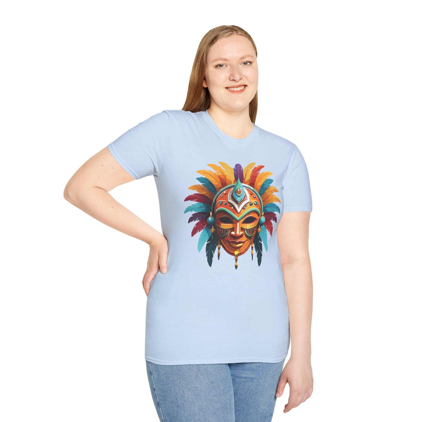Mask Tee Shirt, Mask Shirt, Shirt with Mask, Masquerade Tees