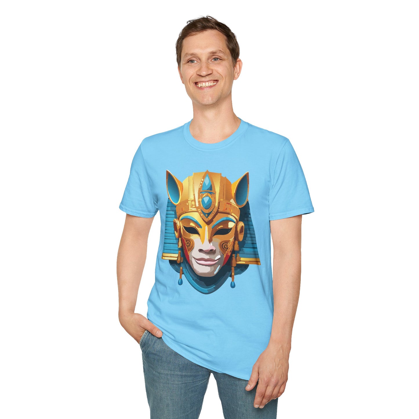 Mask Tee Shirt, Mask Shirt, Shirt with Mask, Masquerade Tees