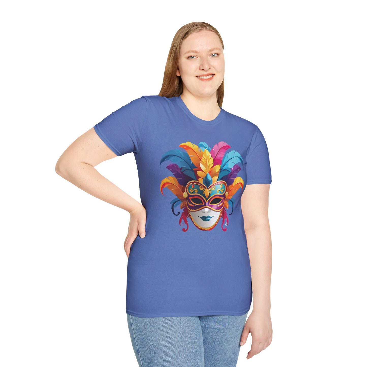 Mask Tee Shirt, Mask Shirt, Shirt with Mask, Masquerade Tees