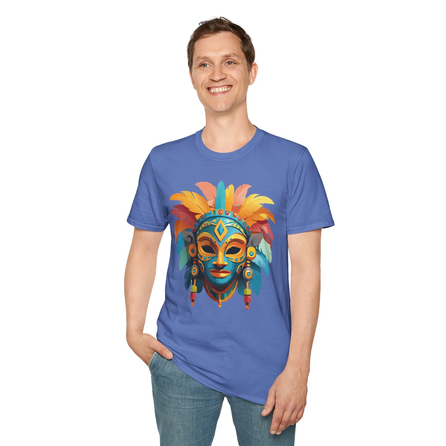 Mask Tee Shirt, Mask Shirt, Shirt with Mask, Masquerade Tees