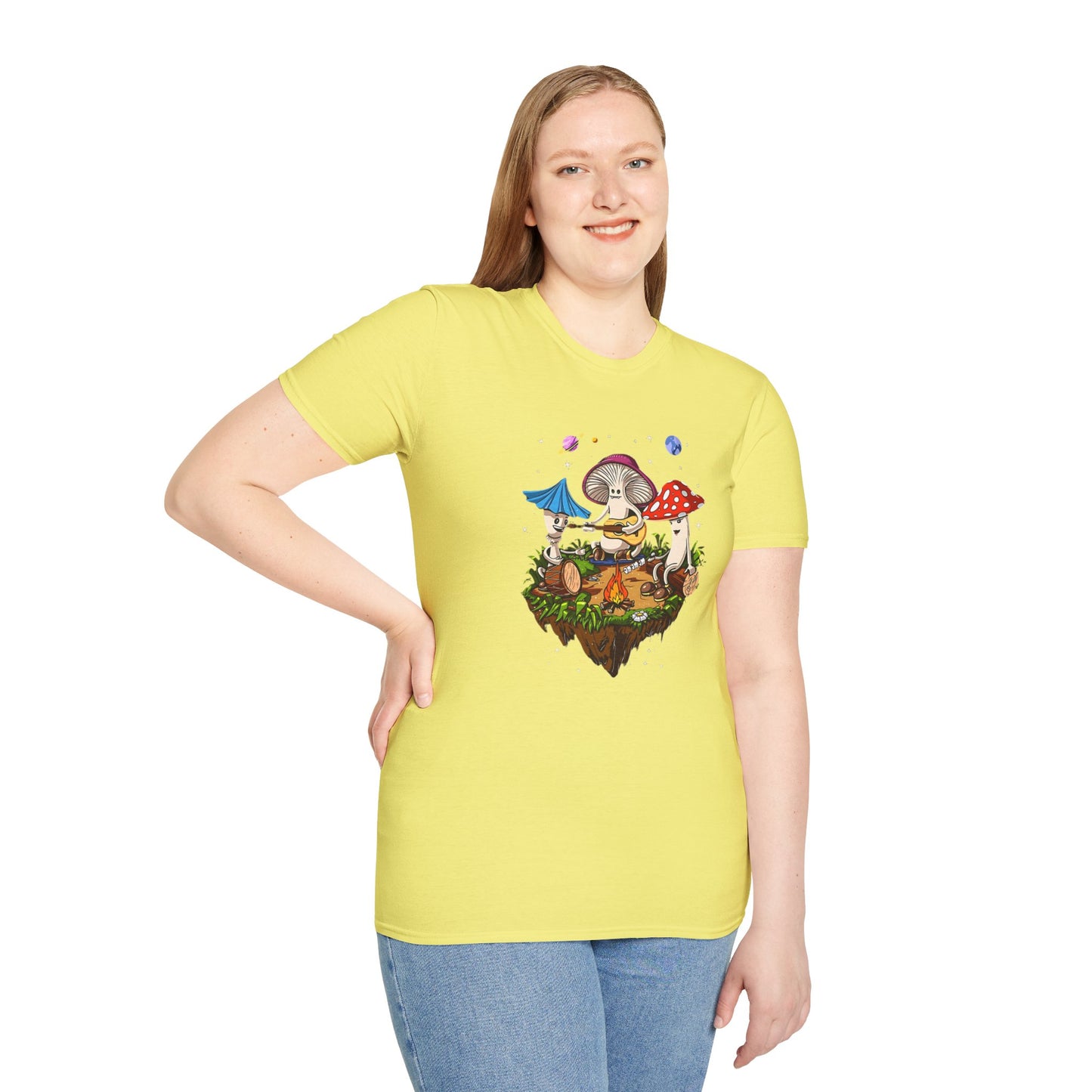 Mashroom Tee Shirt, Mashroom Shirt, Shirt with Funny Mashroom, Shirt with Fungus