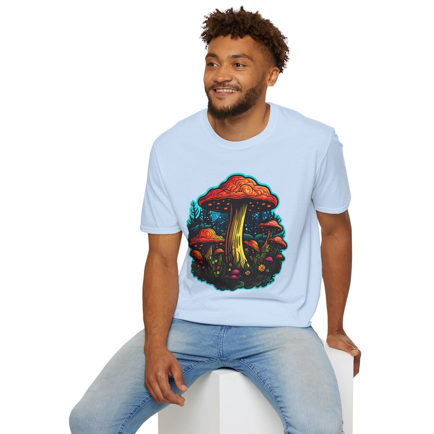 Mashroom Tee Shirt, Mashroom Shirt, Shirt with Funny Mashroom, Shirt with Fungus
