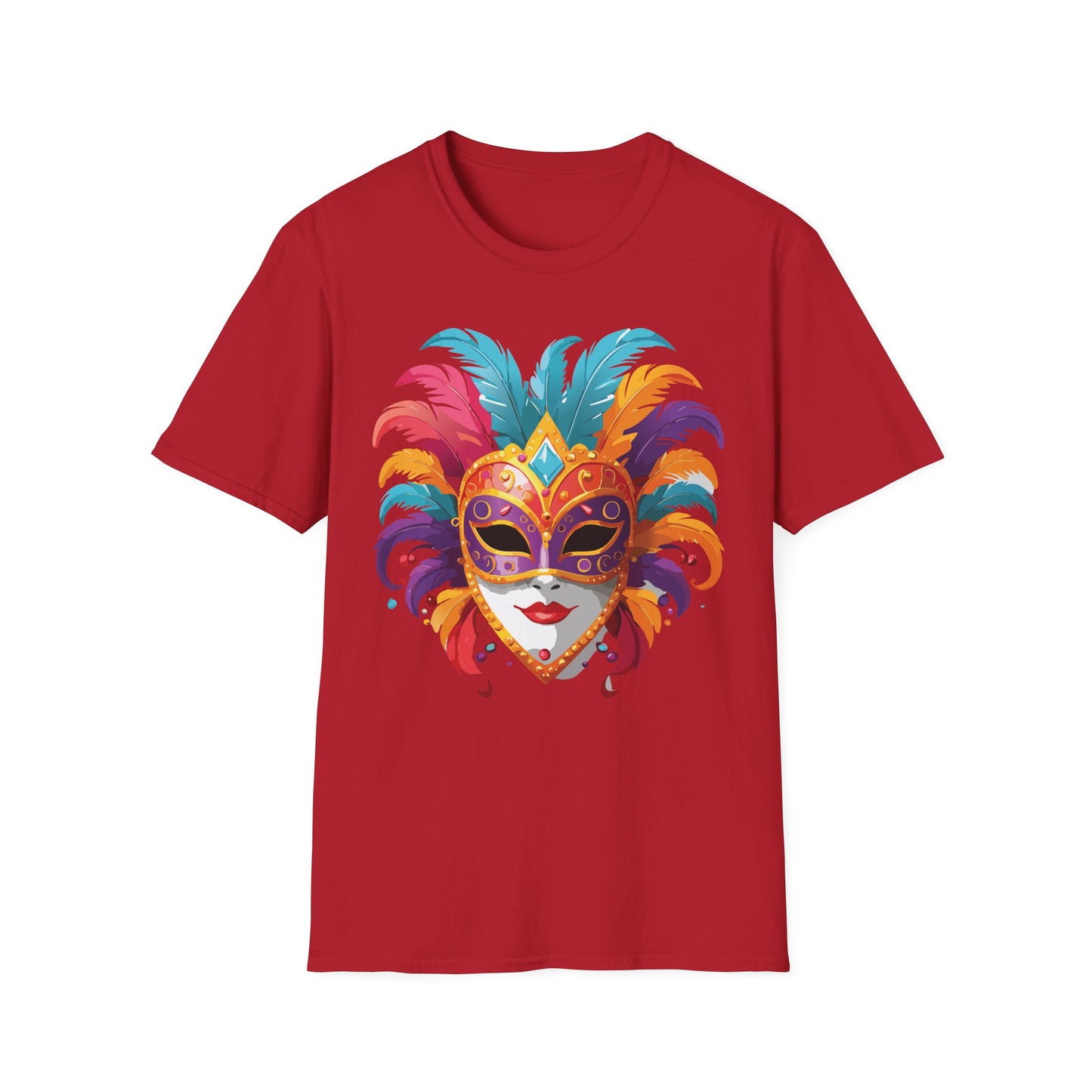 Mask Tee Shirt, Mask Shirt, Shirt with Mask, Masquerade Tees