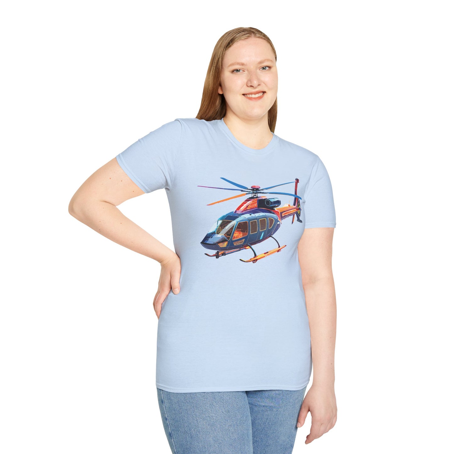 Chopper Shirt, Helicopter Shirt, Shirt with Helicopter, T Shirt with Chopper