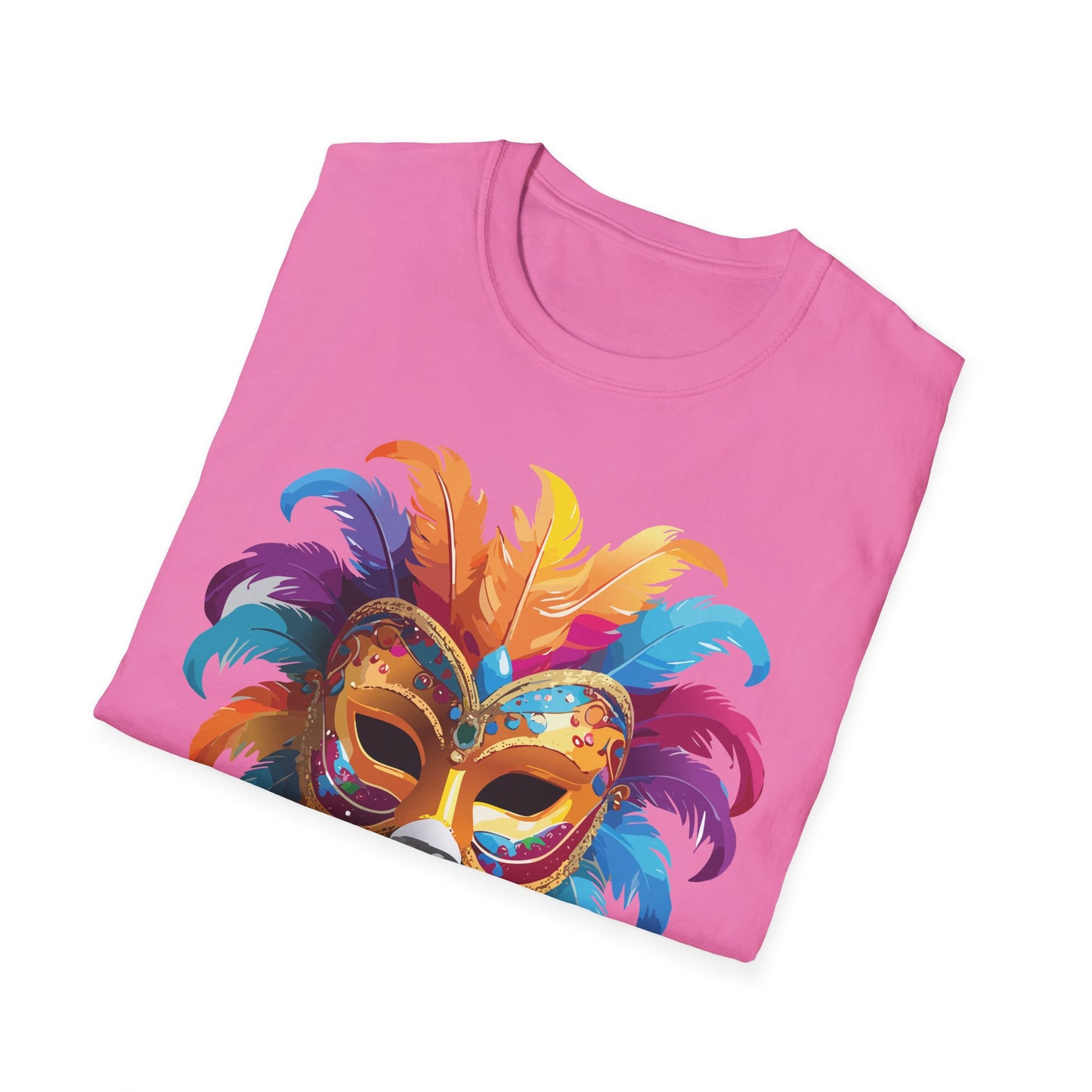 Mask Tee Shirt, Mask Shirt, Shirt with Mask, Masquerade Tees