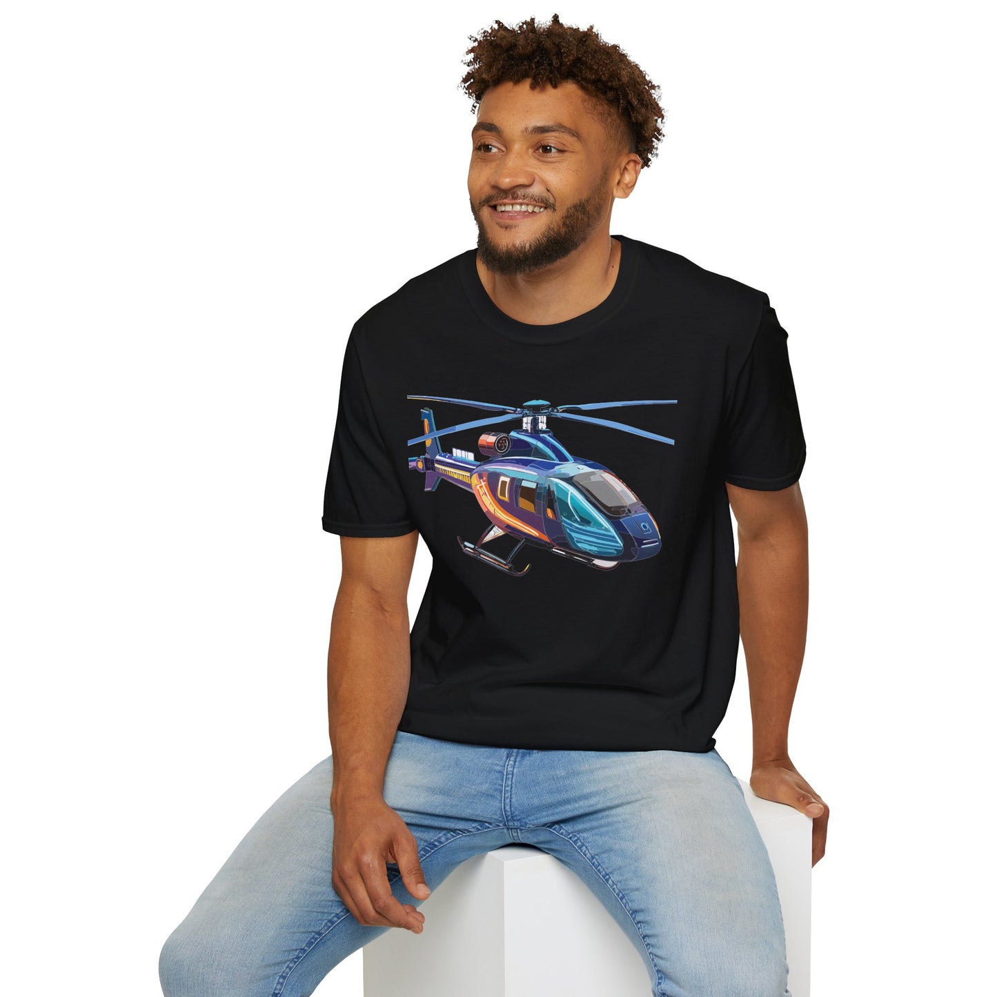 Chopper Shirt, Helicopter Shirt, Shirt with Helicopter, T Shirt with Chopper