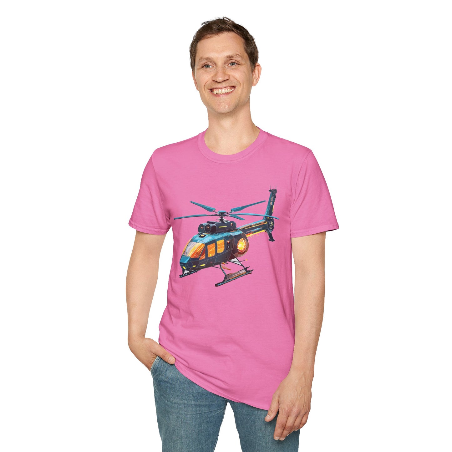 Chopper Shirt, Helicopter Shirt, Shirt with Helicopter, T Shirt with Chopper