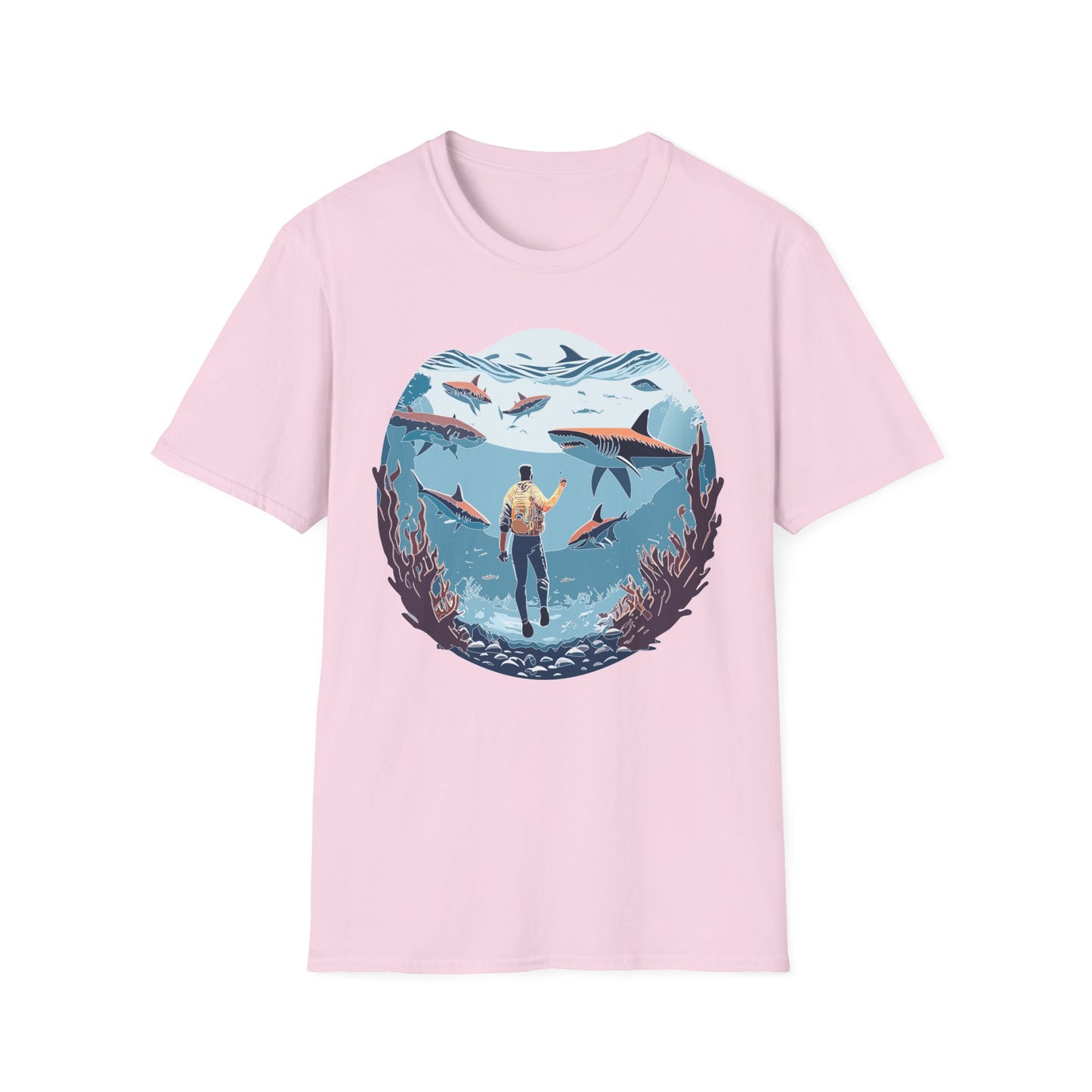 Ocean Tee Shirt, Ocean Shirt, Shirt with Ocean, U boat Tees, Shirt with U-Boat