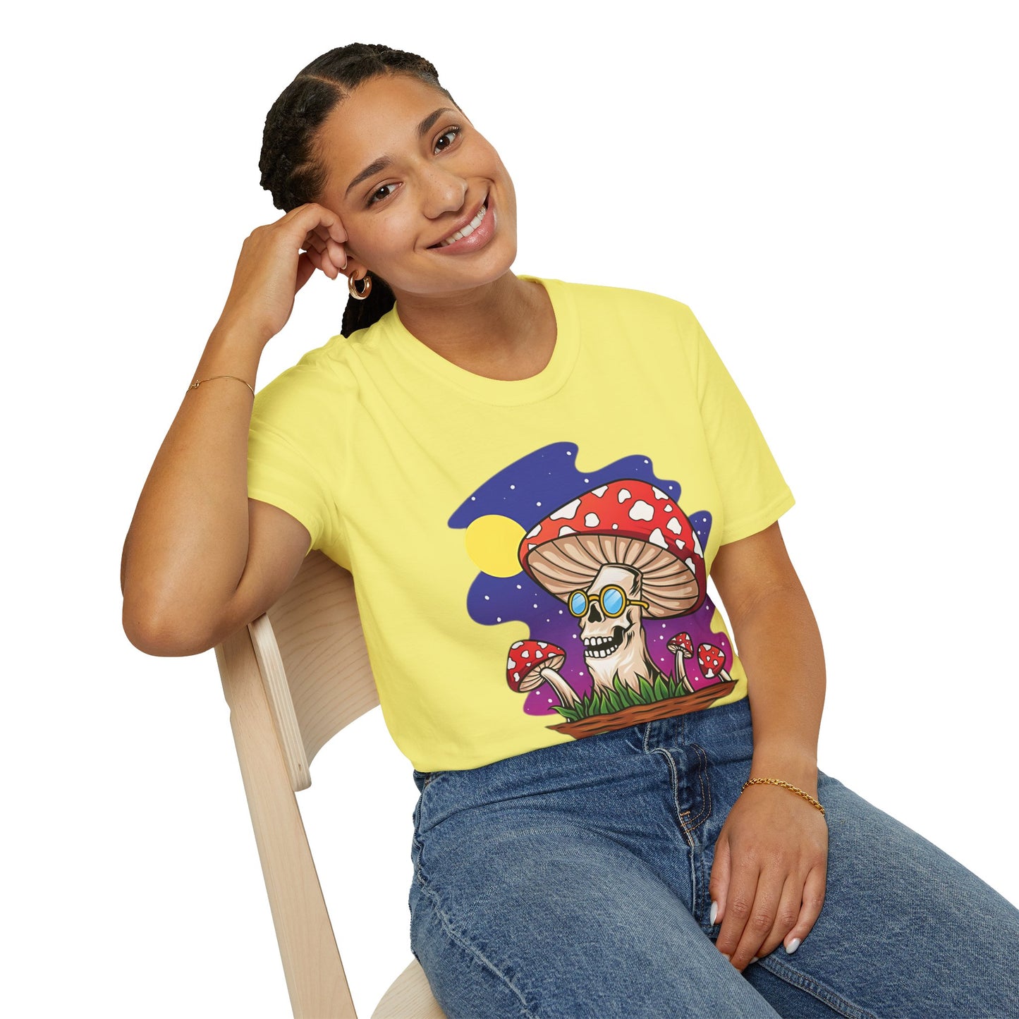Mashroom Tee Shirt, Mashroom Shirt, Shirt with Funny Mashroom, Shirt with Fungus