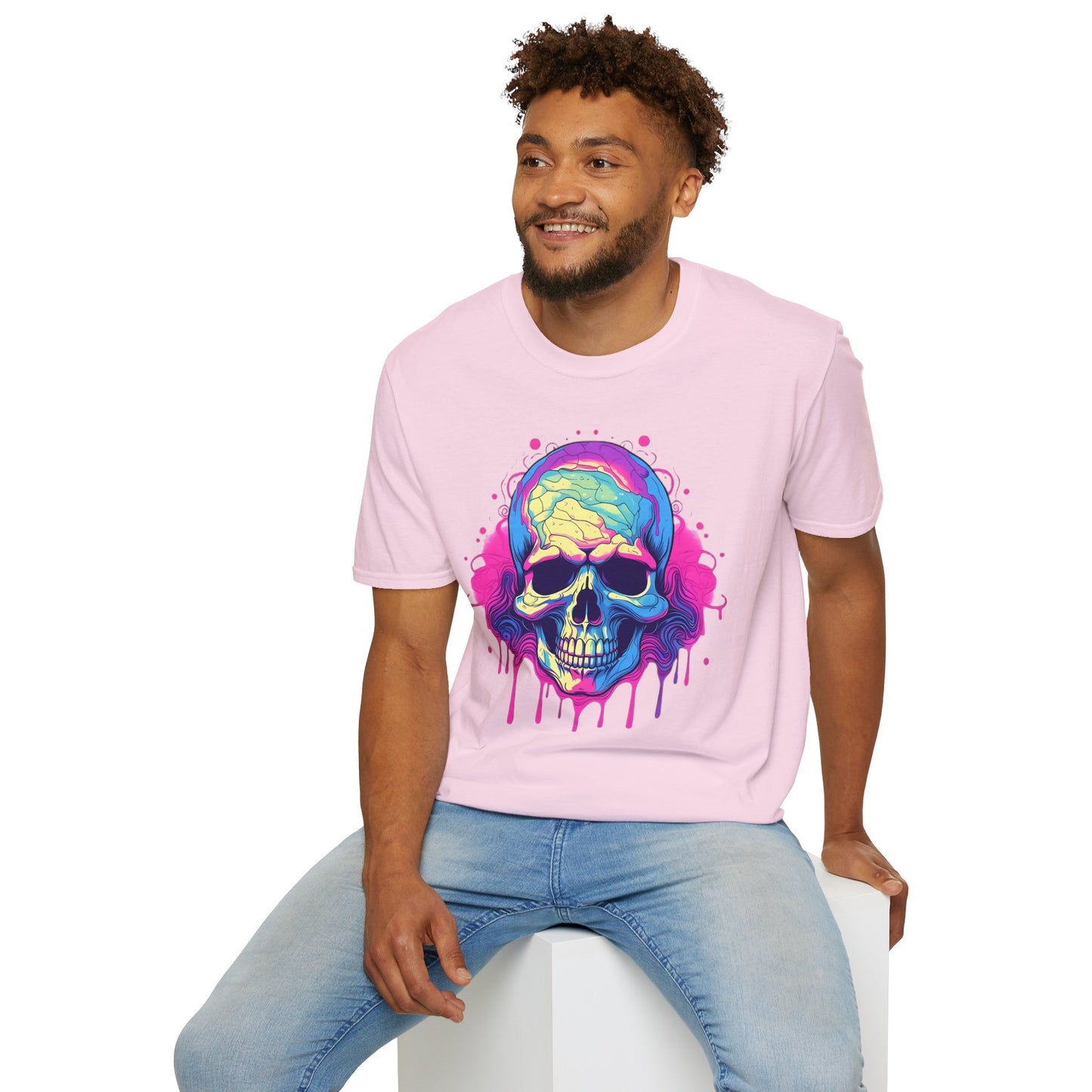 Skull Tee Shirt, Skeleton Shirt, Shirt with Skull, Shirt with Skeleton