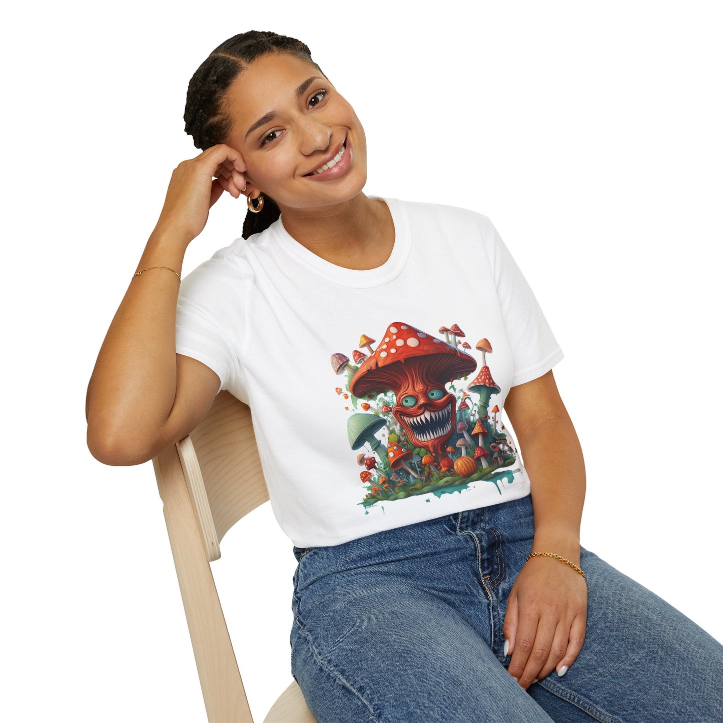 Mashroom Tee Shirt, Mashroom Shirt, Shirt with Funny Mashroom, Shirt with Fungus