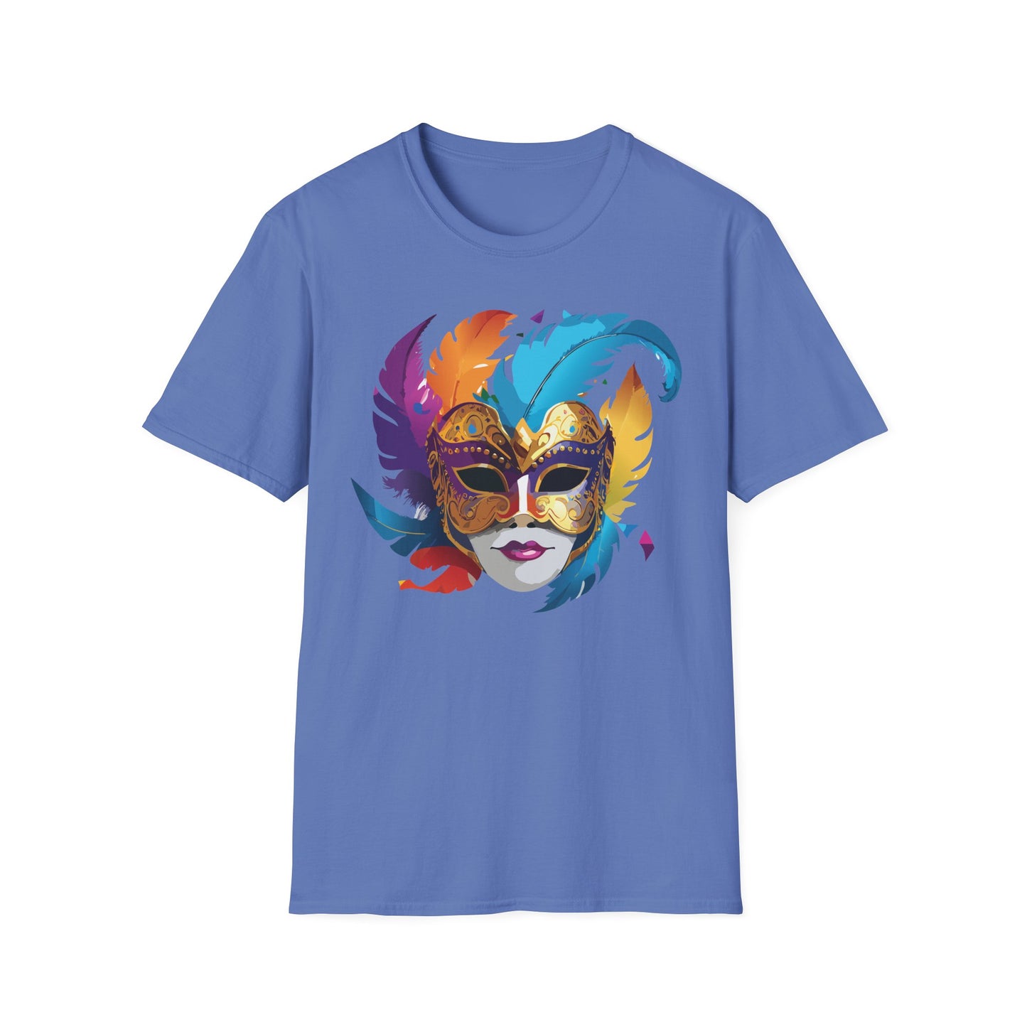 Mask Tee Shirt, Mask Shirt, Shirt with Mask, Masquerade Tees