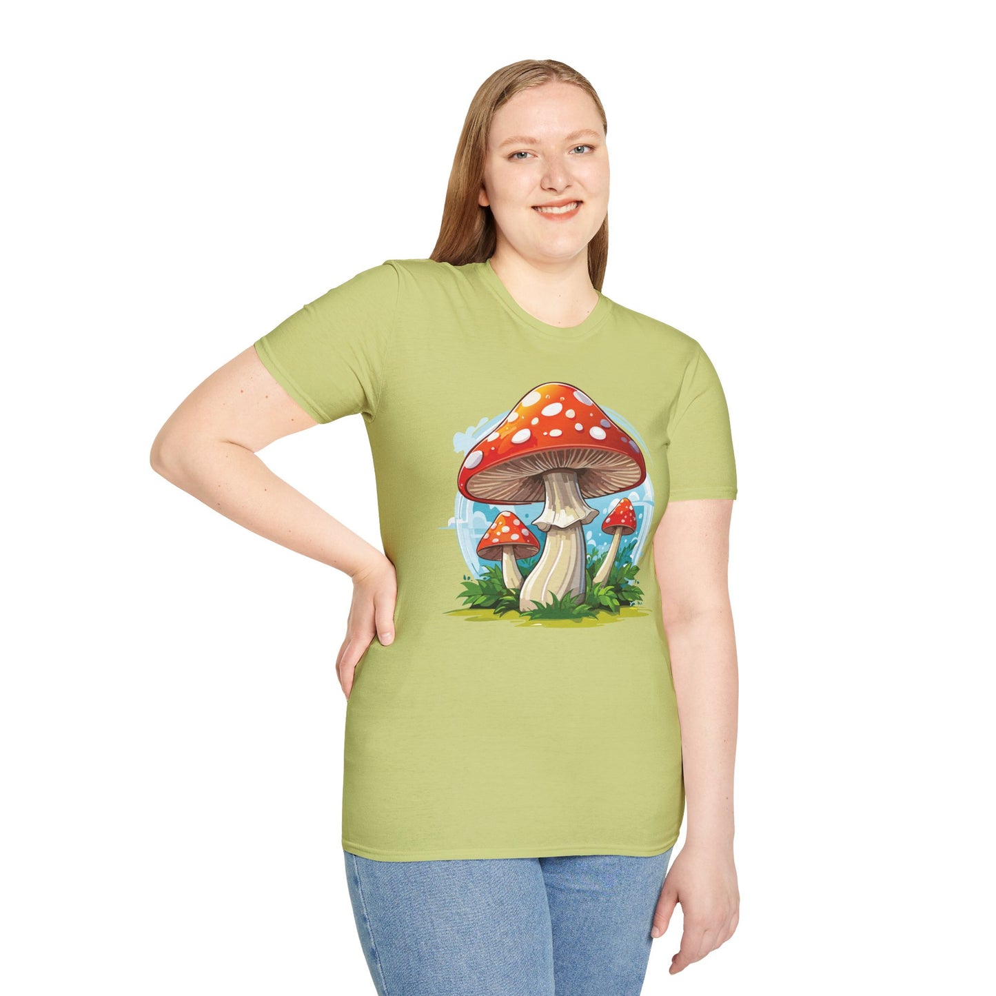 Mashroom Tee Shirt, Mashroom Shirt, Shirt with Funny Mashroom, Shirt with Fungus