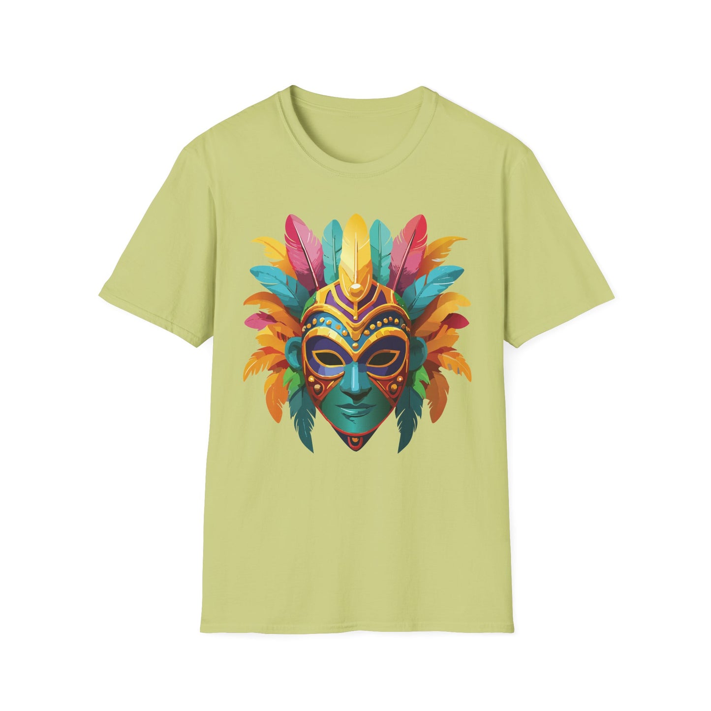 Mask Tee Shirt, Mask Shirt, Shirt with Mask, Masquerade Tees